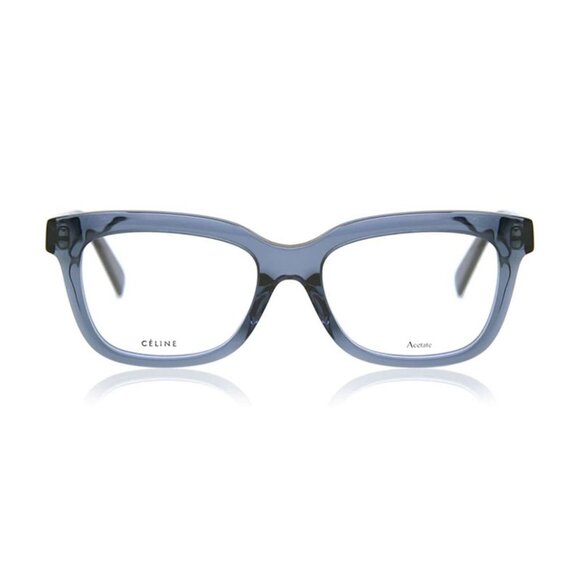 NEW CELINE EYEGLASSES CL41390/F 0BMP 00 UNISEX BLUE SQUARE CL 41390/F 0BMP 00 - Picture 1 of 3